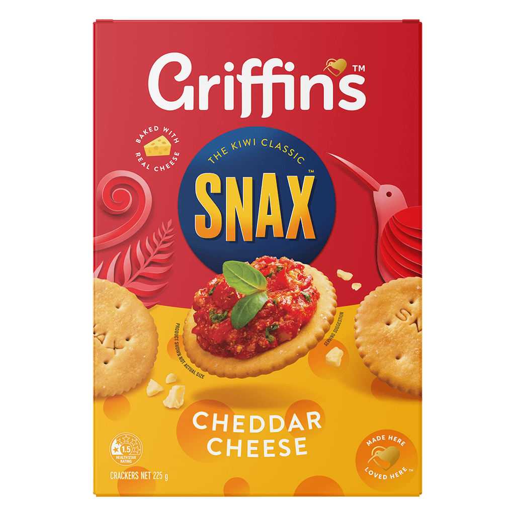 00490 Snax Cheddar Cheese 15x250g 3D FRONT