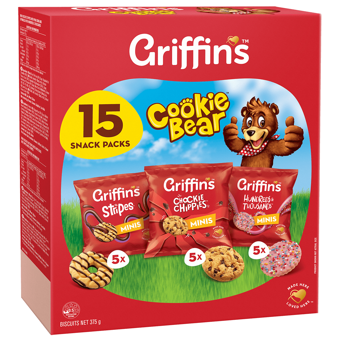 21160 ABF CB 15 Pack 6x375g Carton FOP Angle 3D