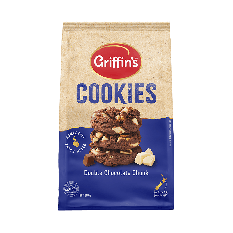 21262 Cookies 12x200g Double Chocolate FOP