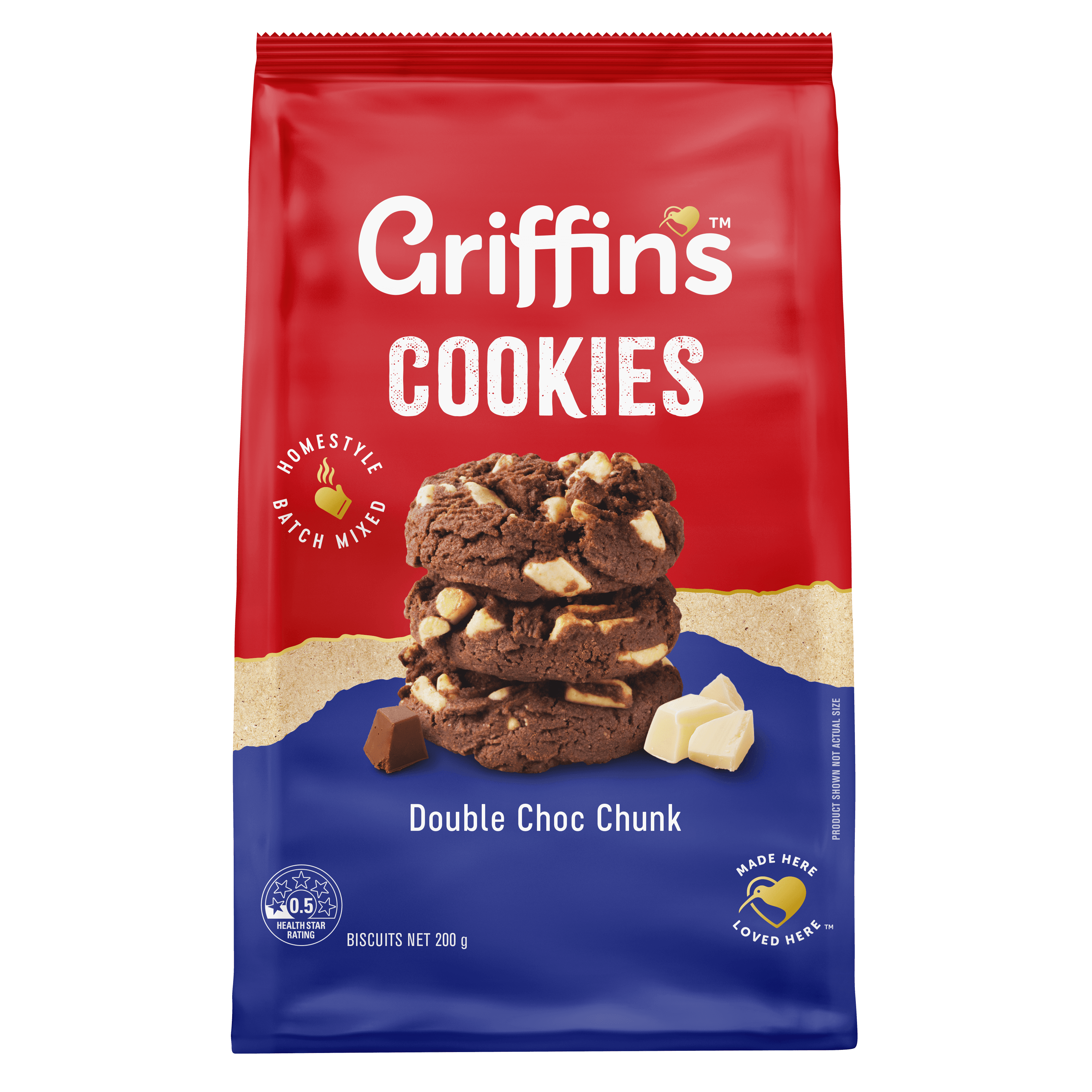 21422 Cookies Double Choc 12x200g FOP 3D