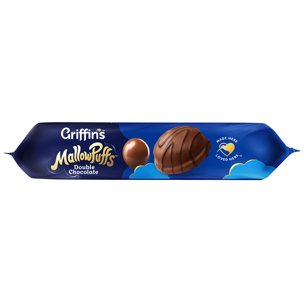 43321 Double Chocolate MallowPuffs 20x200g 3D SIDE 01