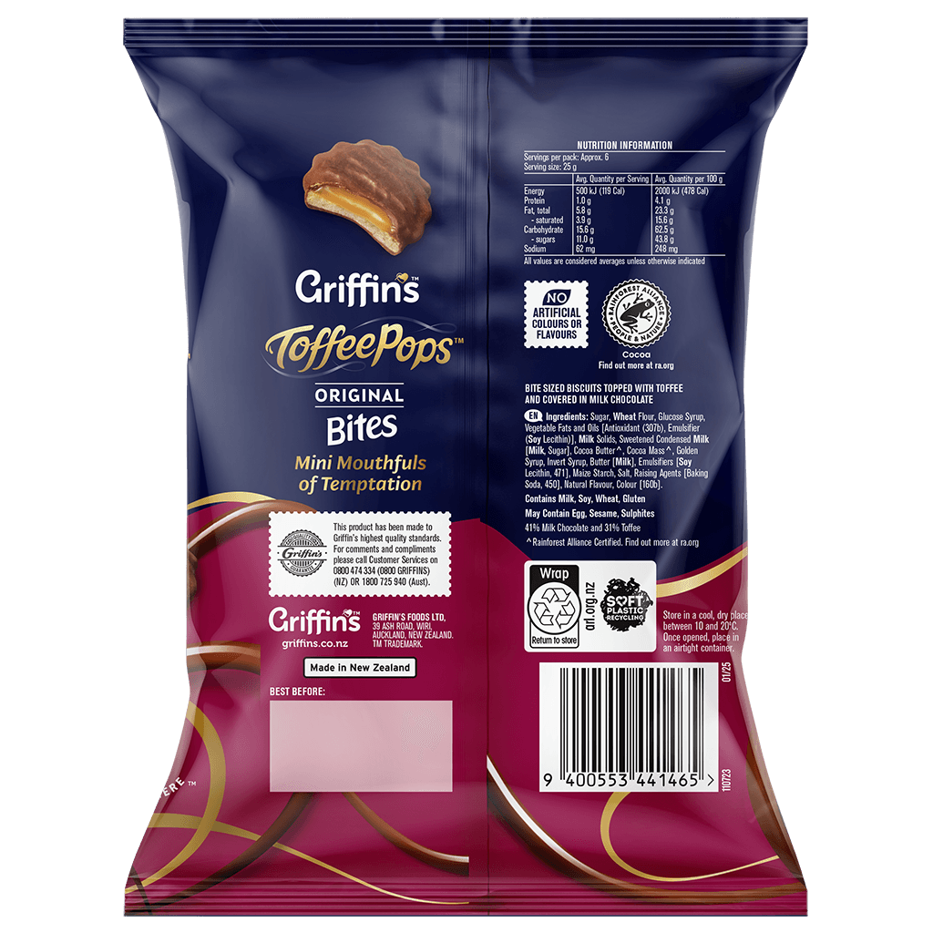 44146 Toffeepops Original Bites 14x150g 3D BOP