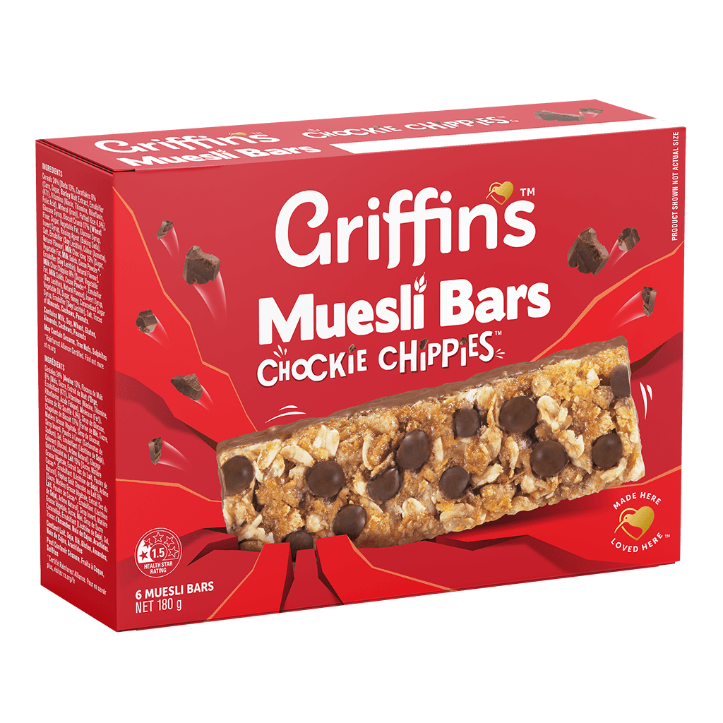 44962 Choc Chippie Muesli Bars 8x180g FOP ANGLE 3D
