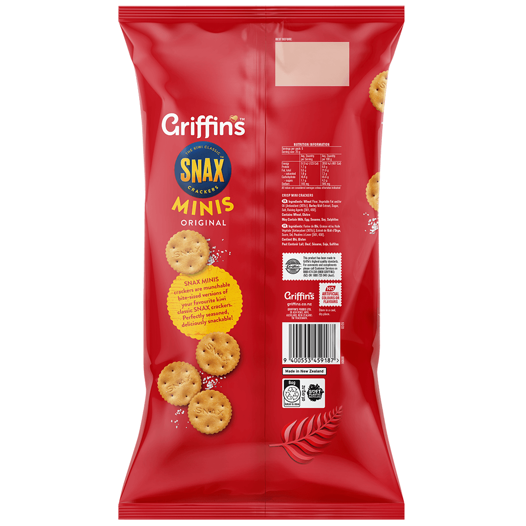 45918 Snax Minis MULTIPACK 12x125g BOP 3D