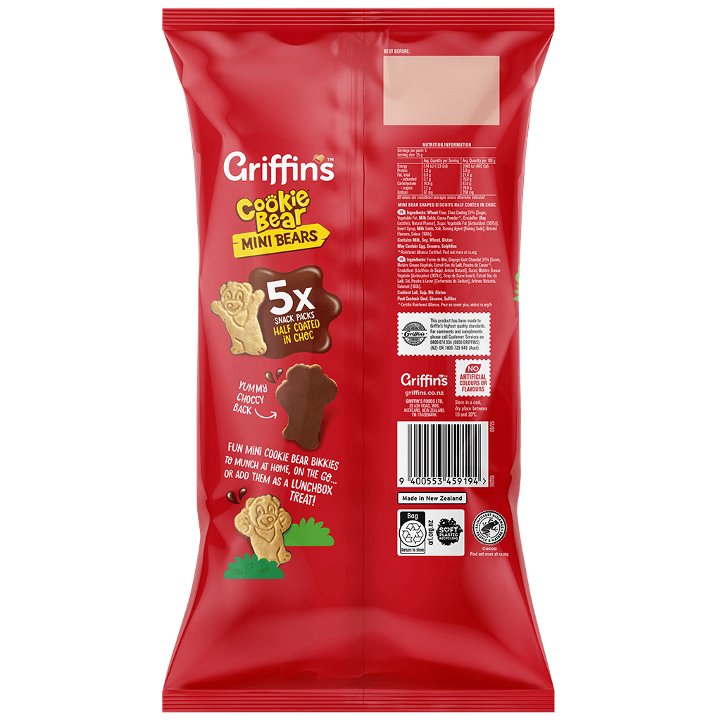 45919 CB Mini Bear Choc MULTIPACK 12x125g BOP 3D