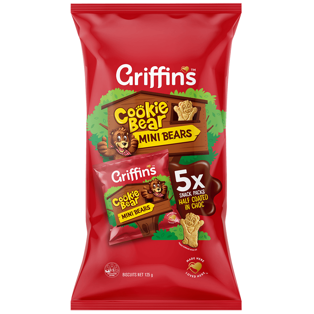 45919 CB Mini Bears Choc MULTIPACK 12x125g FOP 3D