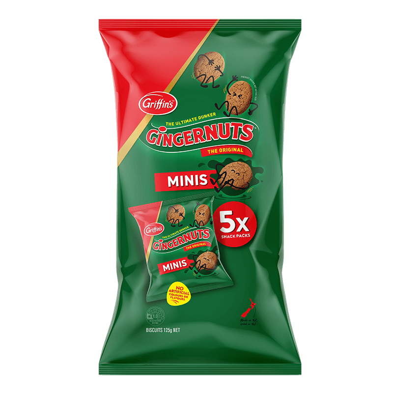 45981 Gingernuts Minis Multipack 125g 1