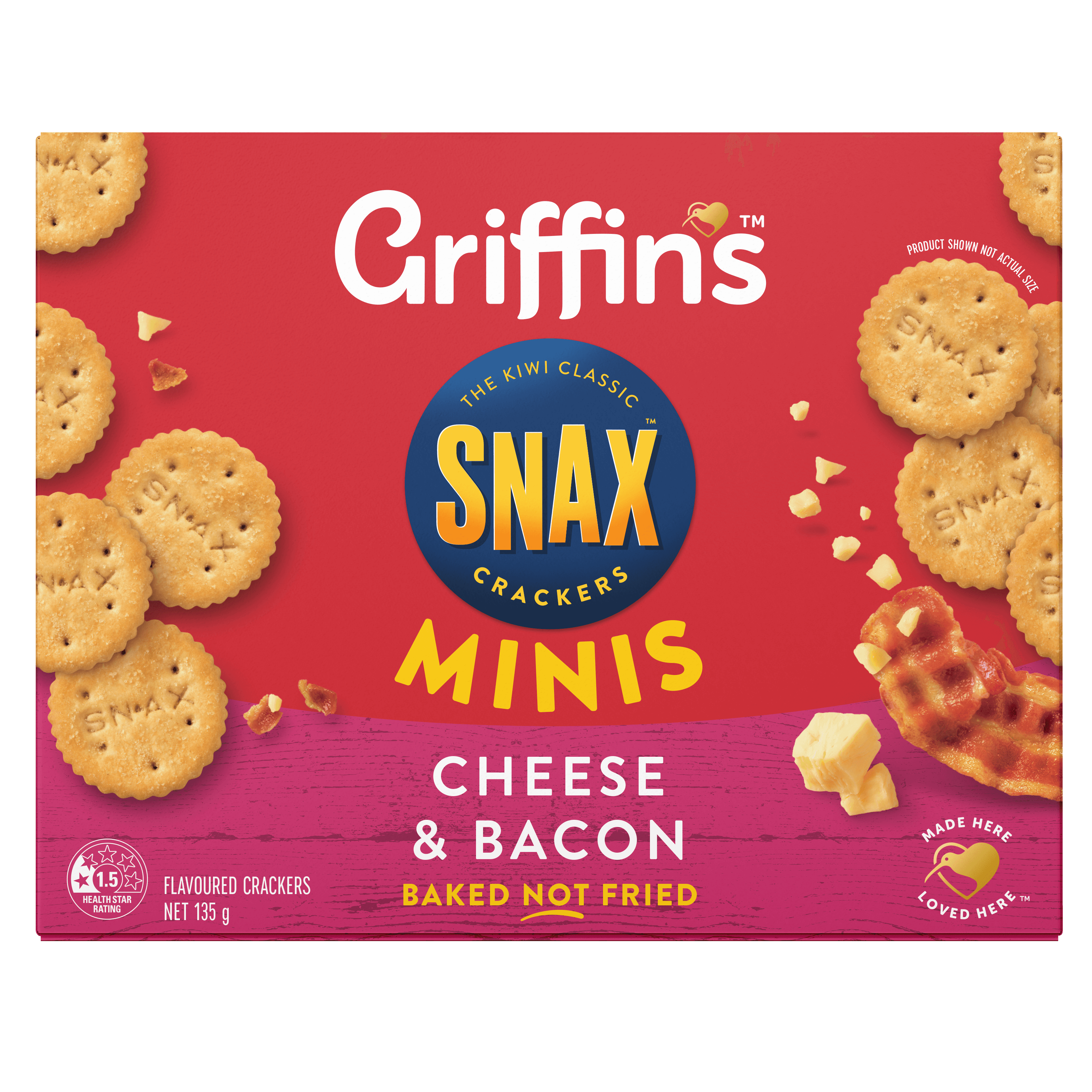 46096 Snax Minis Cheese Bacon 12x135g Renders FRONT 01