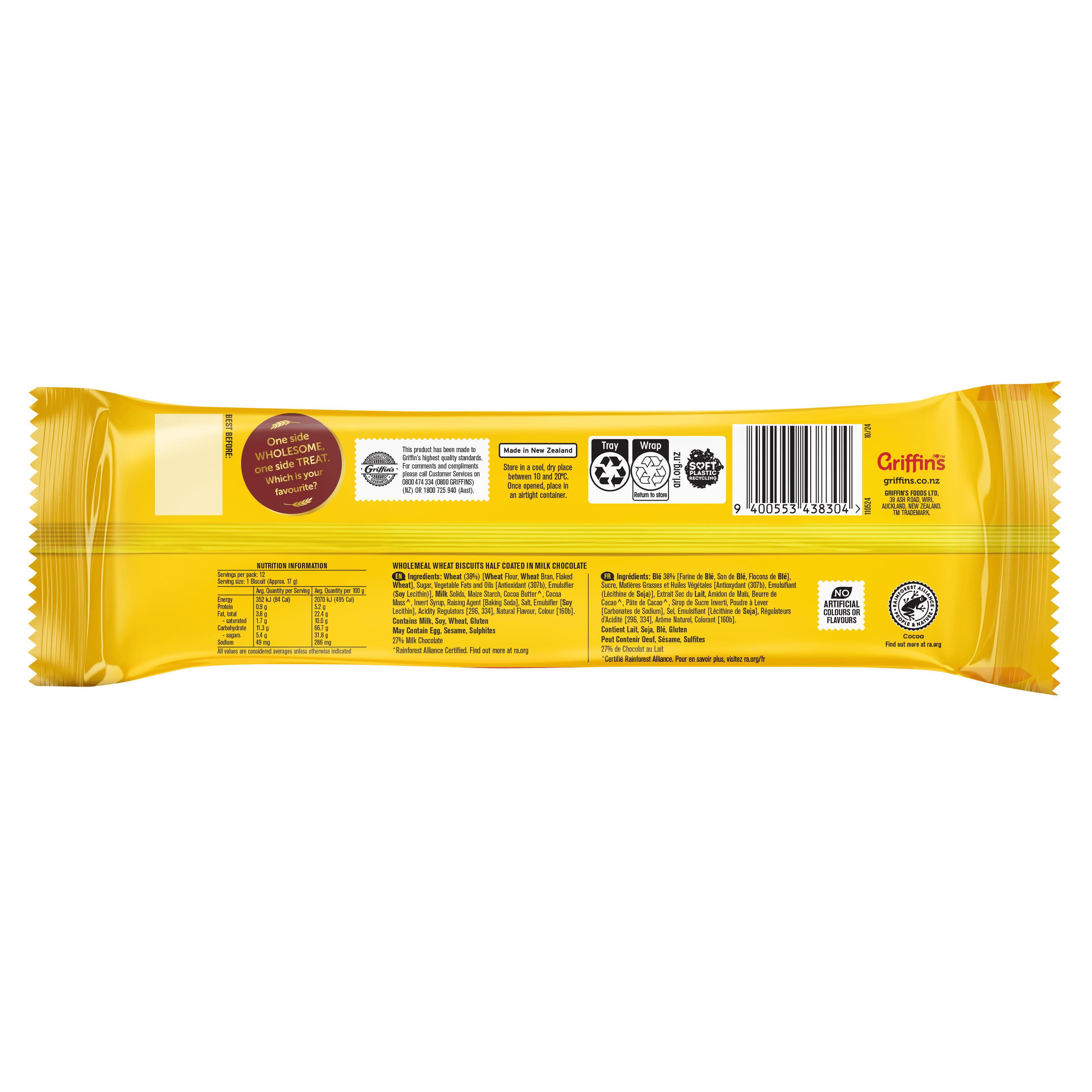 46162 Digestive Milk Chocolate 25x200g Render BASE