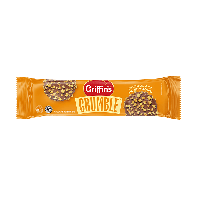 46163 Griffins Crumble Chocolate Honeycomb 18x165g Render