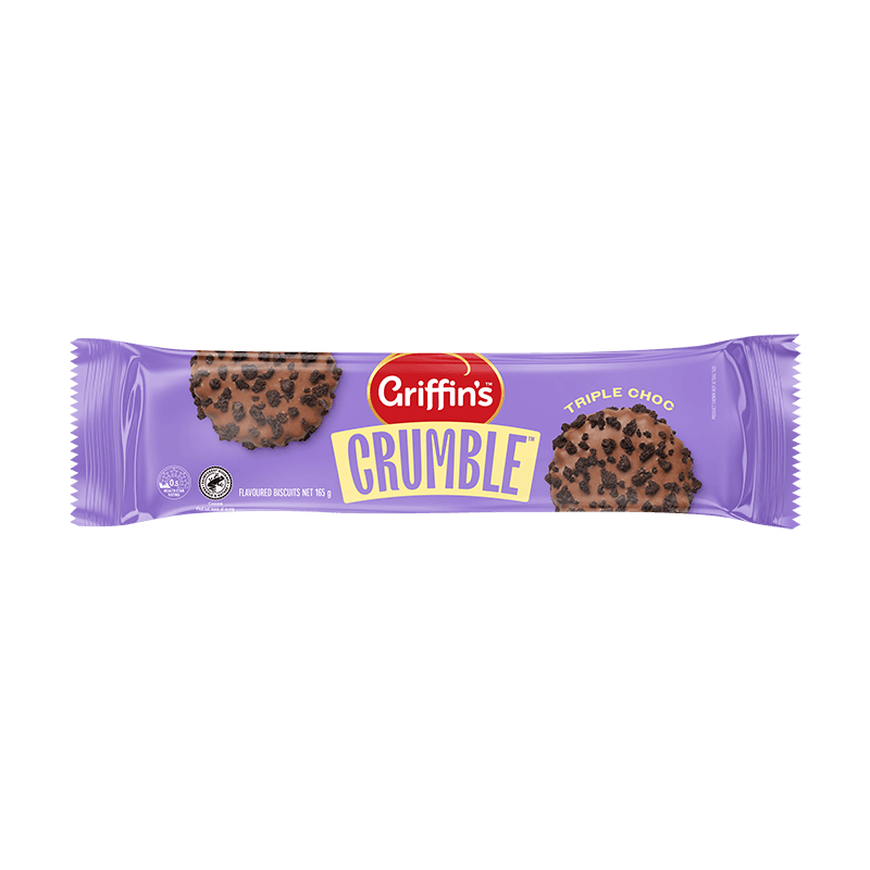 46165 Griffins Crumble Triple Choc 18x165g Render