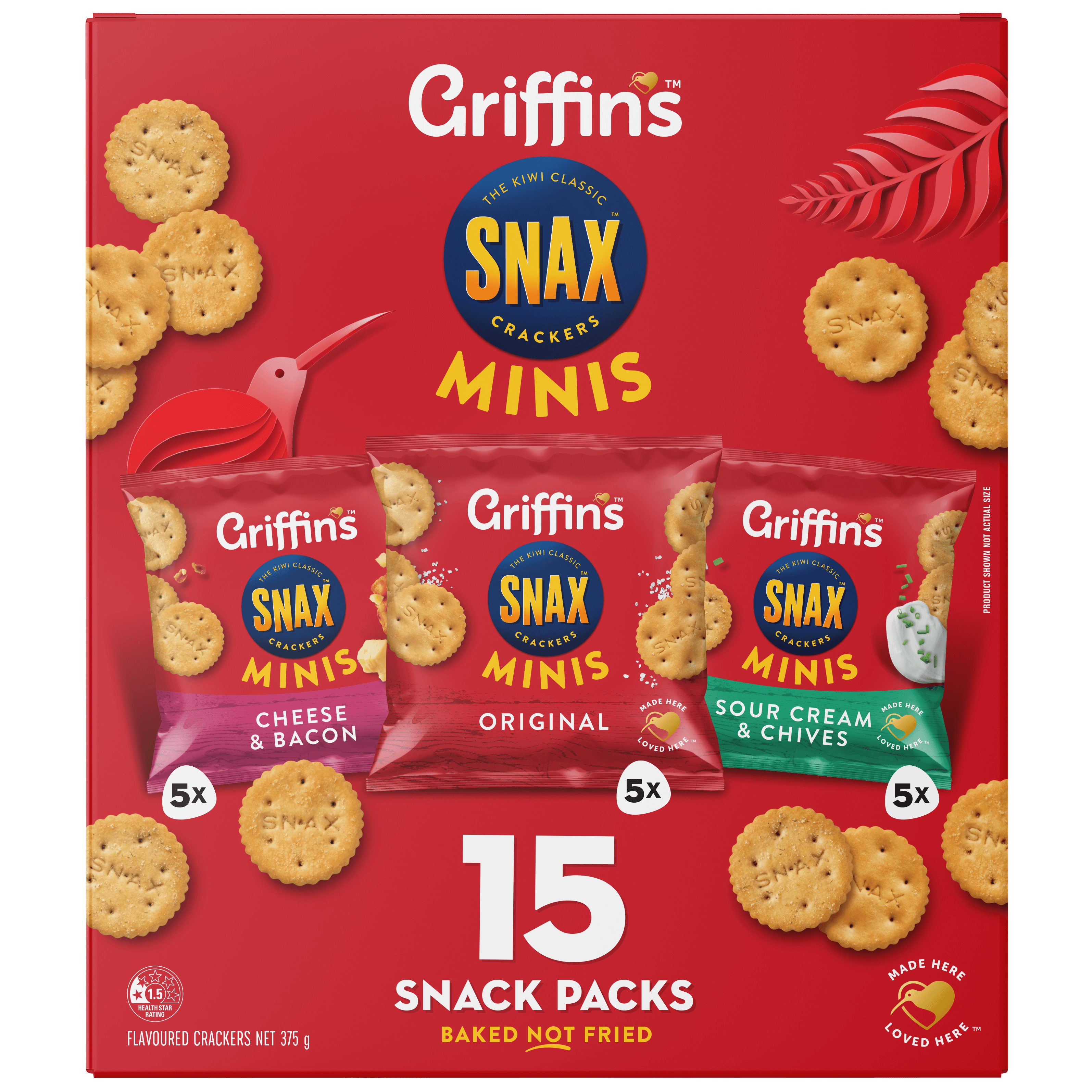 46276 Snax Minis Multipack 375g Front
