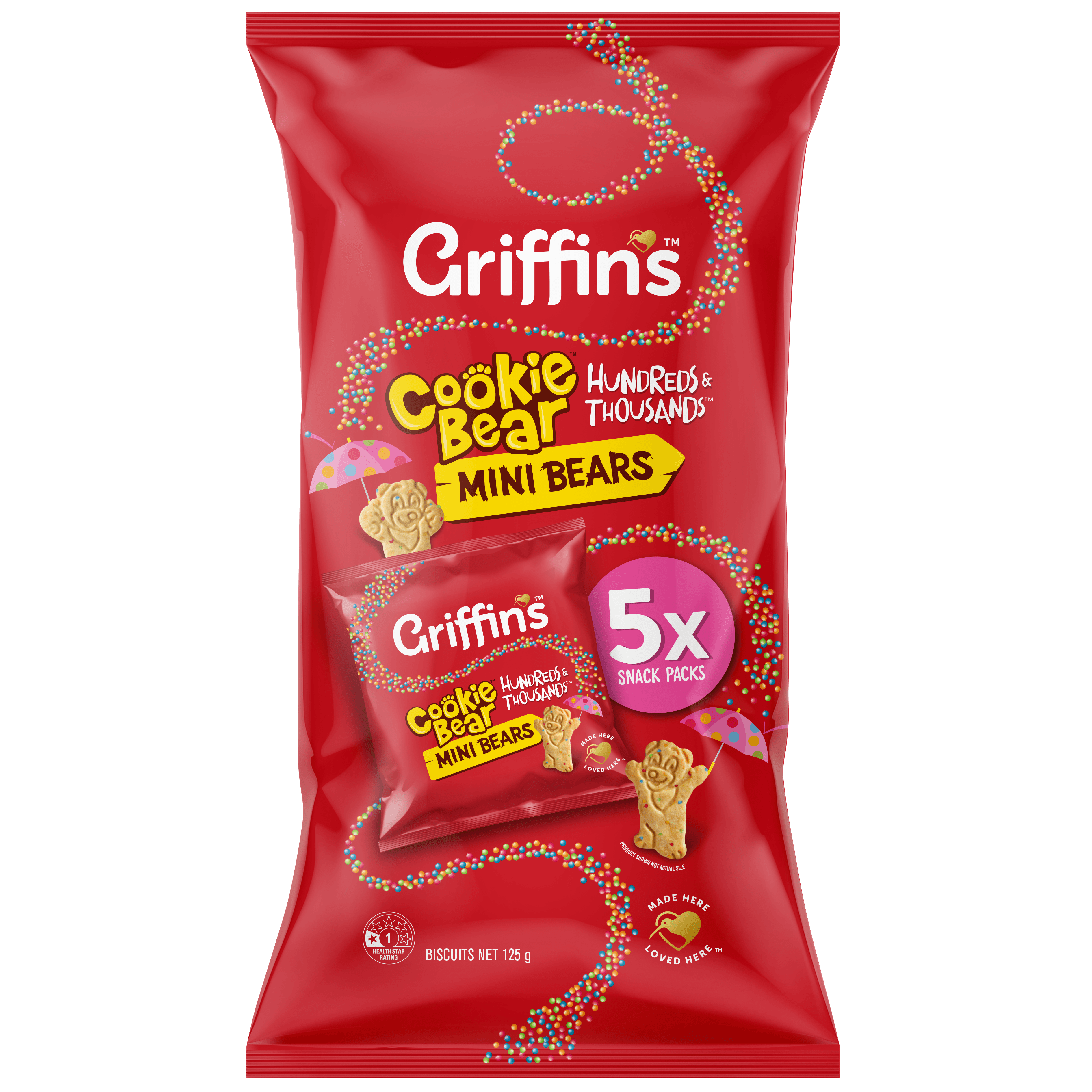 46308 CB Mini Bears 100s1000s MULTIPACK 12x125g FOP 3D
