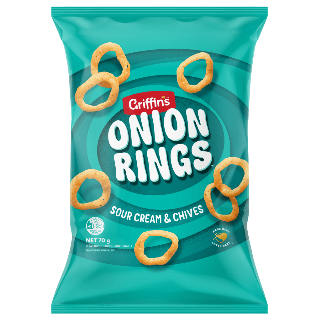 Griffins Onion Rings 12x70g FOP RENDER