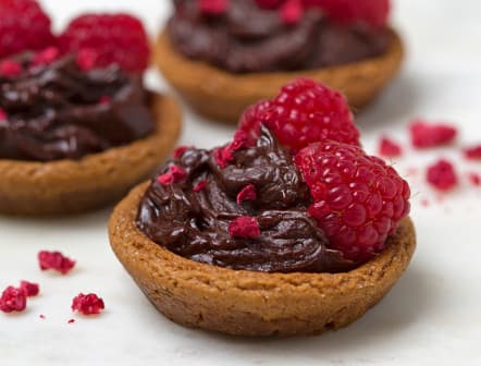 Gingernuts Raspberry Chocolate Tart HERO