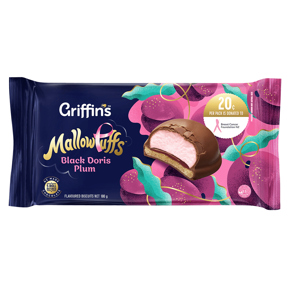 46493 MallowPuffs Black Doris Plum 20x180g 3D TOP